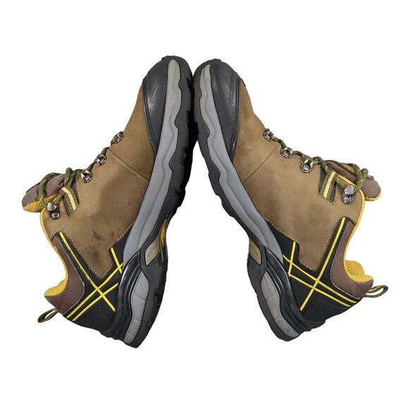 Camel Shoes Mens 9 Hiking Low Leather Boot Outdoor Trekking Active Lace Up Brown - Picture 9 of 14